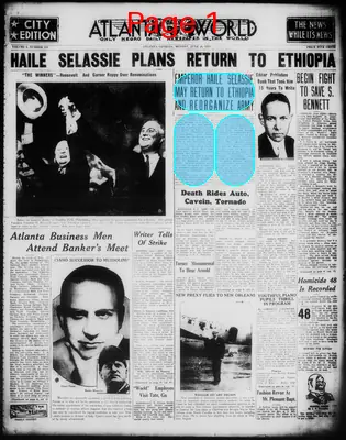 Page thumbnail for Atlanta Daily World