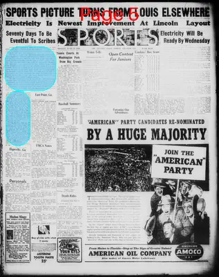 Page thumbnail for Atlanta Daily World