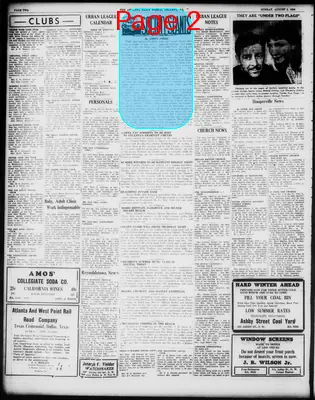 Page thumbnail for Atlanta Daily World