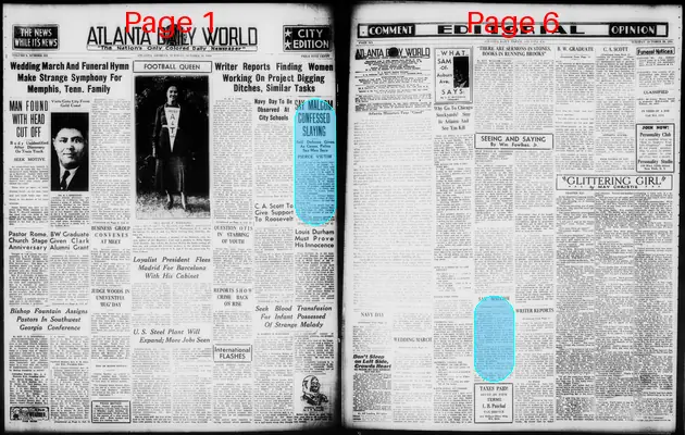 Page thumbnail for Atlanta Daily World