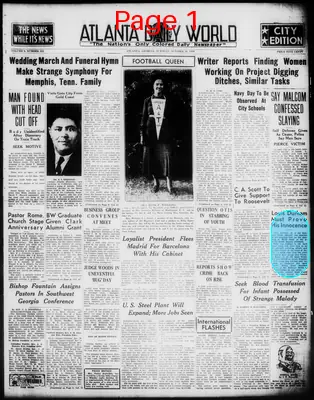 Page thumbnail for Atlanta Daily World