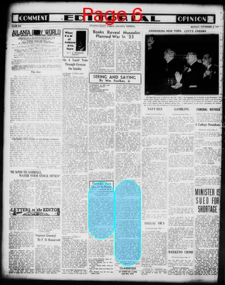 Page thumbnail for Atlanta Daily World
