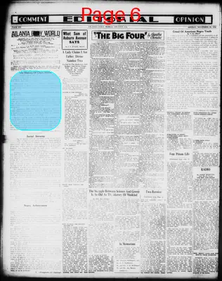 Page thumbnail for Atlanta Daily World