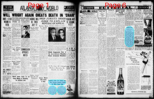 Page thumbnail for Atlanta Daily World