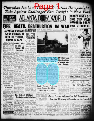 Page thumbnail for Atlanta Daily World
