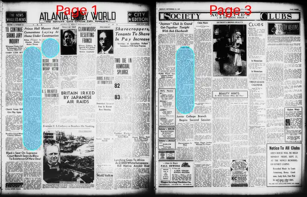 Page thumbnail for Atlanta Daily World