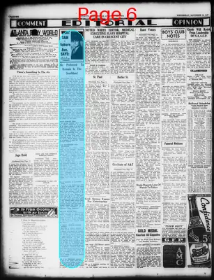 Page thumbnail for Atlanta Daily World