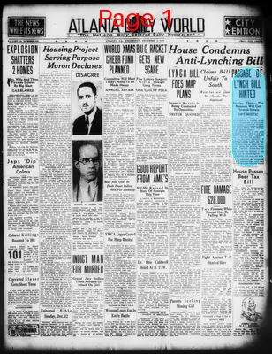 Page thumbnail for Atlanta Daily World