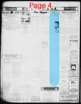 Page thumbnail for Atlanta Daily World