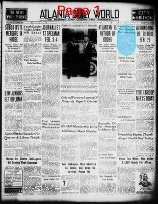 Page thumbnail for Atlanta Daily World