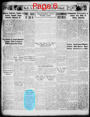 Page thumbnail for Atlanta Daily World
