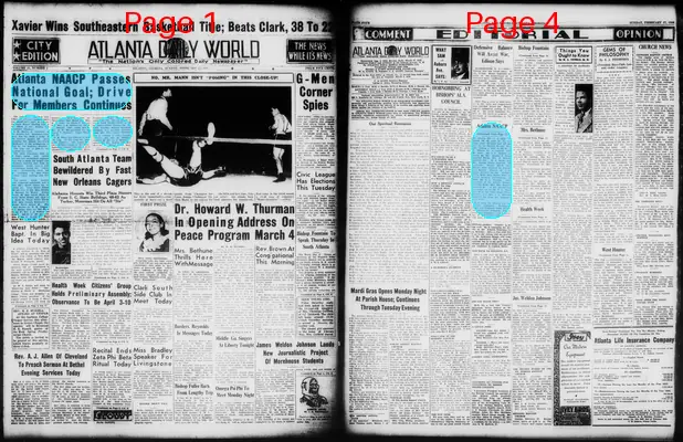 Page thumbnail for Atlanta Daily World