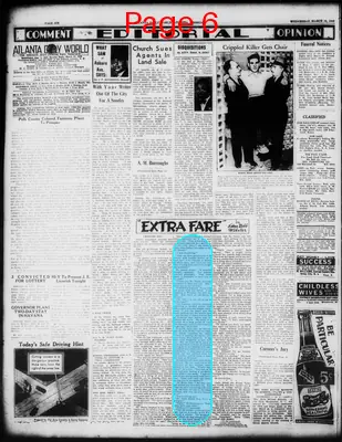 Page thumbnail for Atlanta Daily World