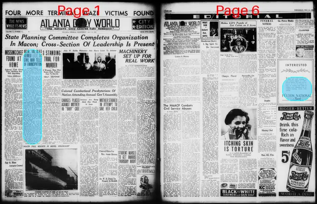 Page thumbnail for Atlanta Daily World