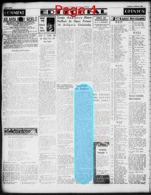 Page thumbnail for Atlanta Daily World