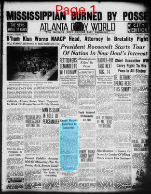 Page thumbnail for Atlanta Daily World