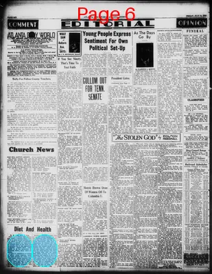 Page thumbnail for Atlanta Daily World