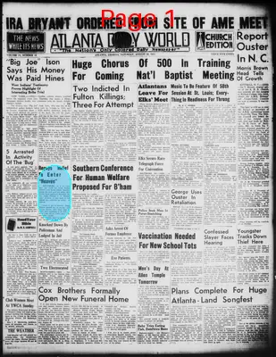 Page thumbnail for Atlanta Daily World
