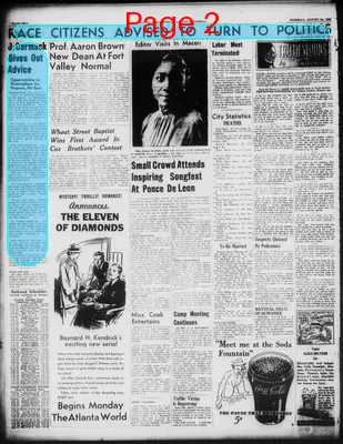 Page thumbnail for Atlanta Daily World