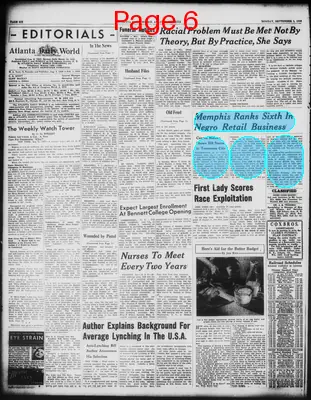 Page thumbnail for Atlanta Daily World