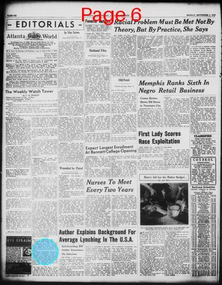 Page thumbnail for Atlanta Daily World