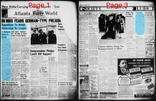 Page thumbnail for Atlanta Daily World