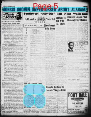 Page thumbnail for Atlanta Daily World