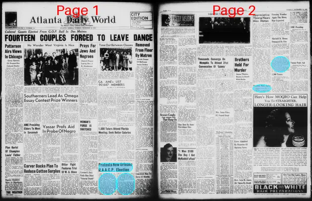 Page thumbnail for Atlanta Daily World