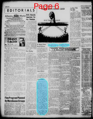 Page thumbnail for Atlanta Daily World