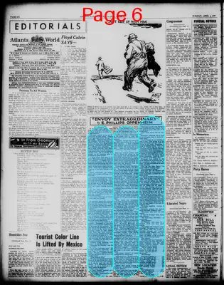 Page thumbnail for Atlanta Daily World