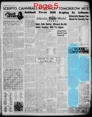 Page thumbnail for Atlanta Daily World