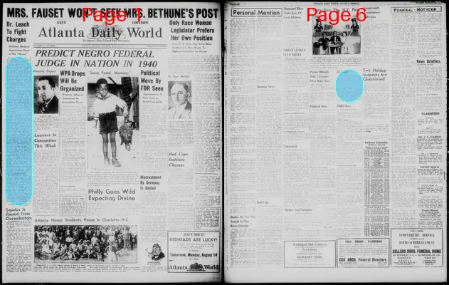 Page thumbnail for Atlanta Daily World