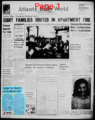 Page thumbnail for Atlanta Daily World