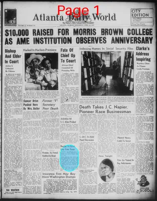 Page thumbnail for Atlanta Daily World