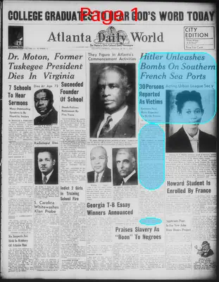Page thumbnail for Atlanta Daily World