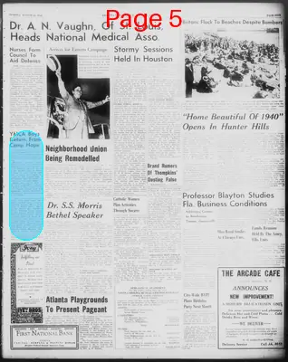 Page thumbnail for Atlanta Daily World