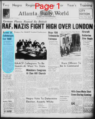 Page thumbnail for Atlanta Daily World