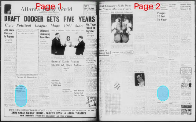 Page thumbnail for Atlanta Daily World