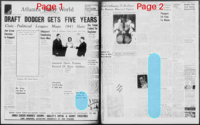 Page thumbnail for Atlanta Daily World