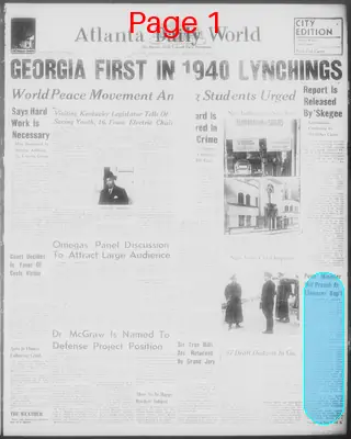 Page thumbnail for Atlanta Daily World
