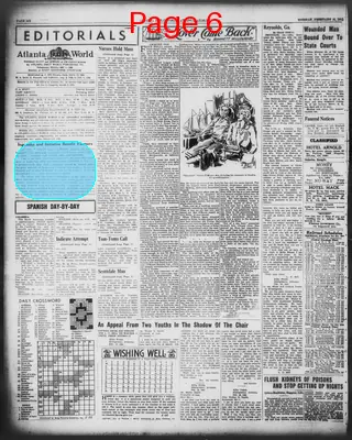 Page thumbnail for Atlanta Daily World
