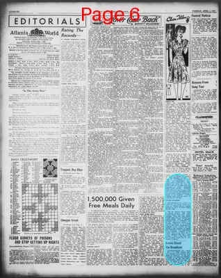 Page thumbnail for Atlanta Daily World