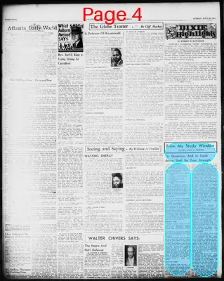 Page thumbnail for Atlanta Daily World