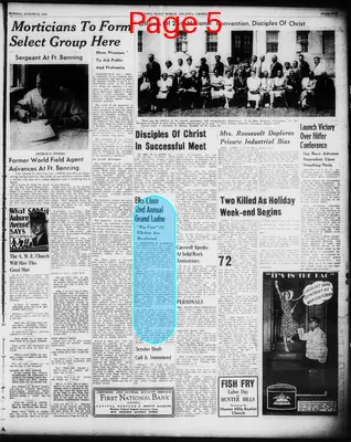 Page thumbnail for Atlanta Daily World