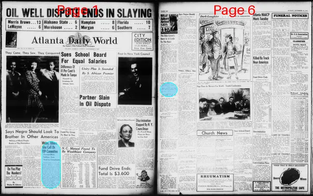 Page thumbnail for Atlanta Daily World