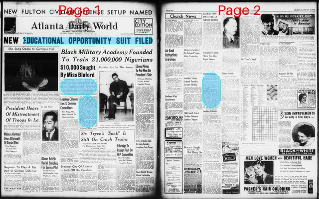Page thumbnail for Atlanta Daily World