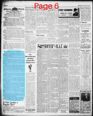 Page thumbnail for Atlanta Daily World