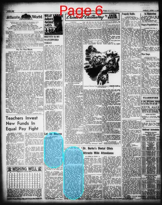 Page thumbnail for Atlanta Daily World