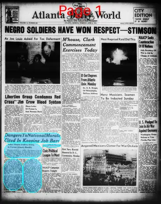 Page thumbnail for Atlanta Daily World