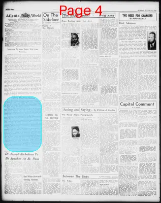 Page thumbnail for Atlanta Daily World